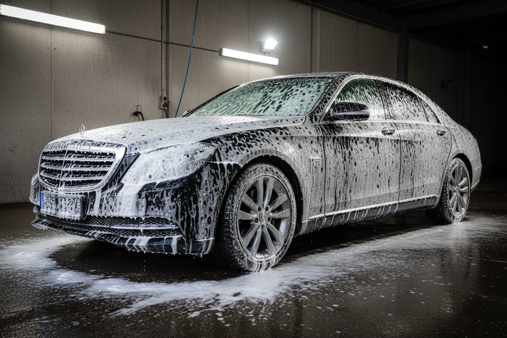 Before – Foamy Dirty Car