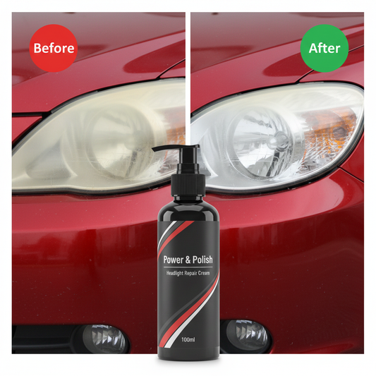 Power & Polish — Before & After Headlight Repair